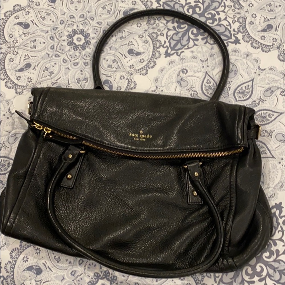 Kate Spade Leslie Cobble hill black purse